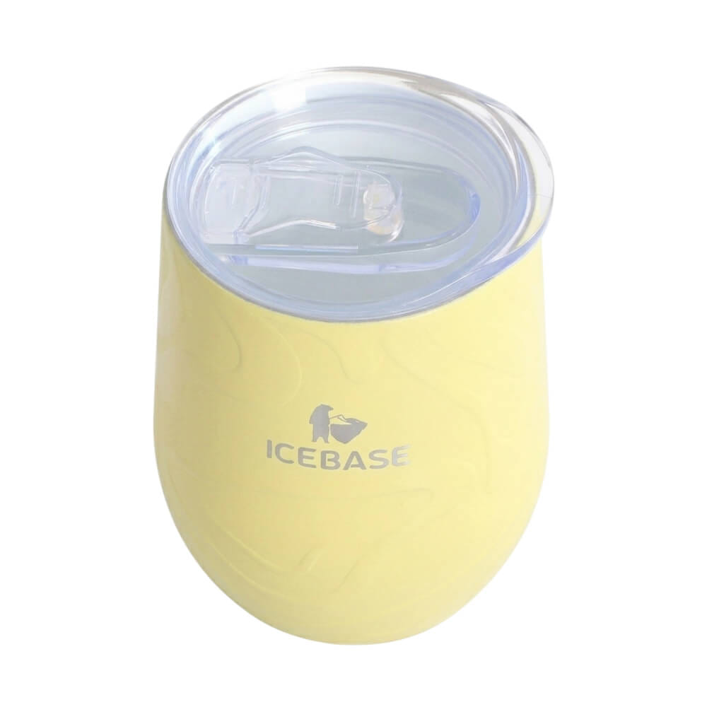 แก้วสุญญากาศ ICEBASE รุ่น VLS-529YE เคลือบผิว CERAMIC ขนาด 360 ML สีเหลือง
